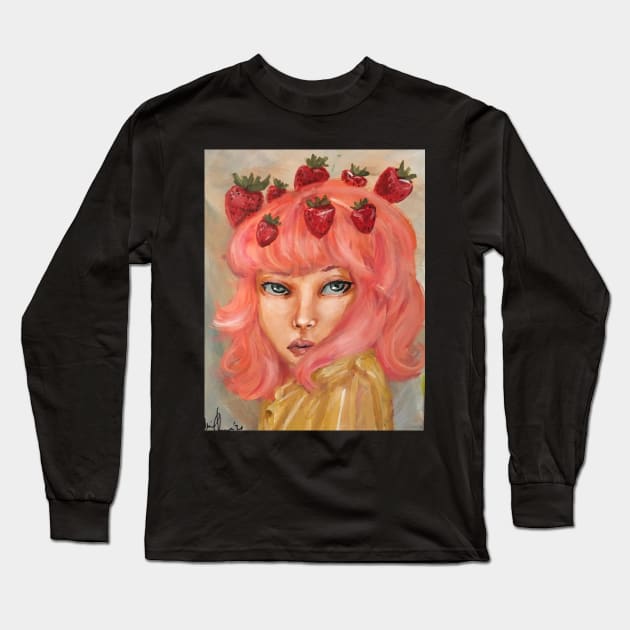 Strawberry Shortcake Long Sleeve T-Shirt by YaebaArts